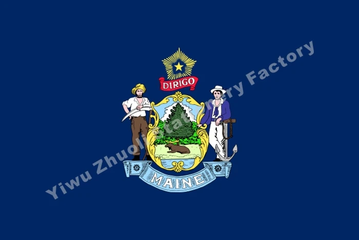 

U.S. State Maine State Flag 3X5FT Maine State Flag