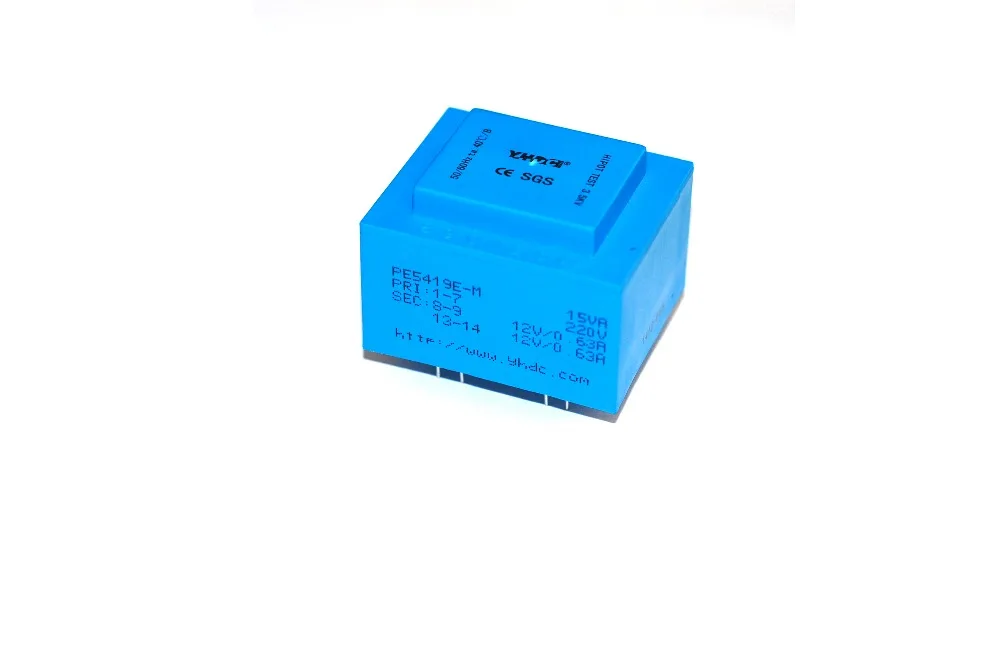 YHDC PE5419E-M мощность 15VA входное напряжение 220 В выход 2*6 в Инкапсулированный