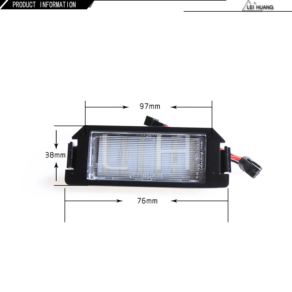 2x 18SMD светодиодный светильник номерного знака для Hyundai I10 I20 tiburon coupe s III F/L2 авто