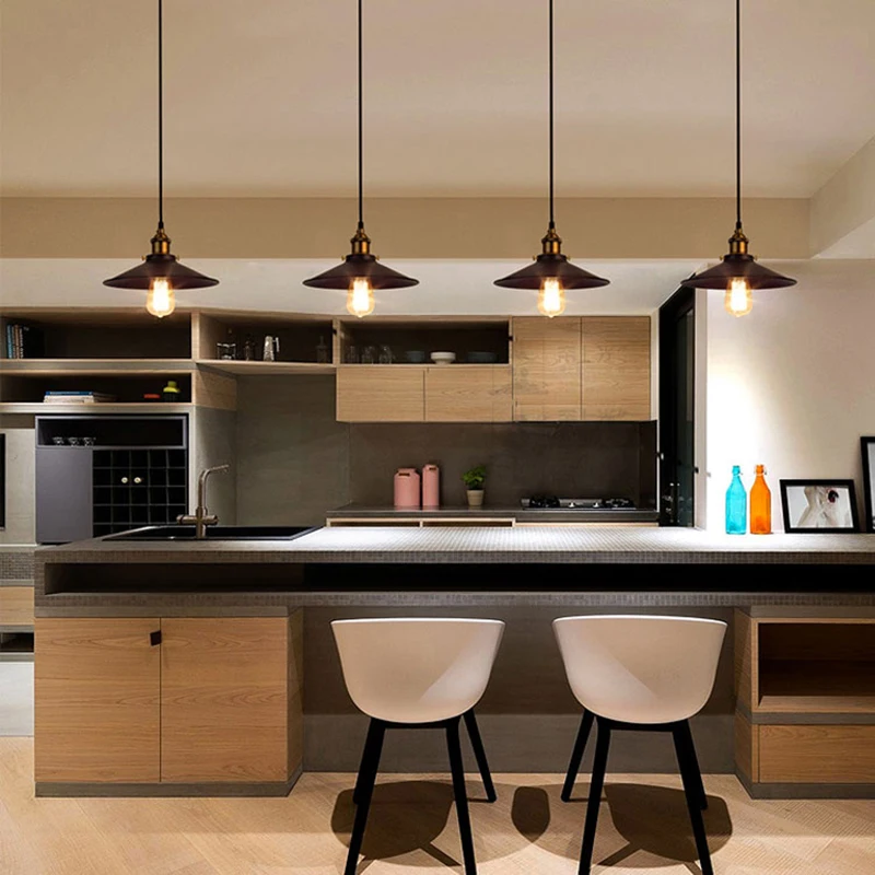 Ретро Droplight E27 подвесные светильники hanglamp промышленный Лофт винтажные лампы бар