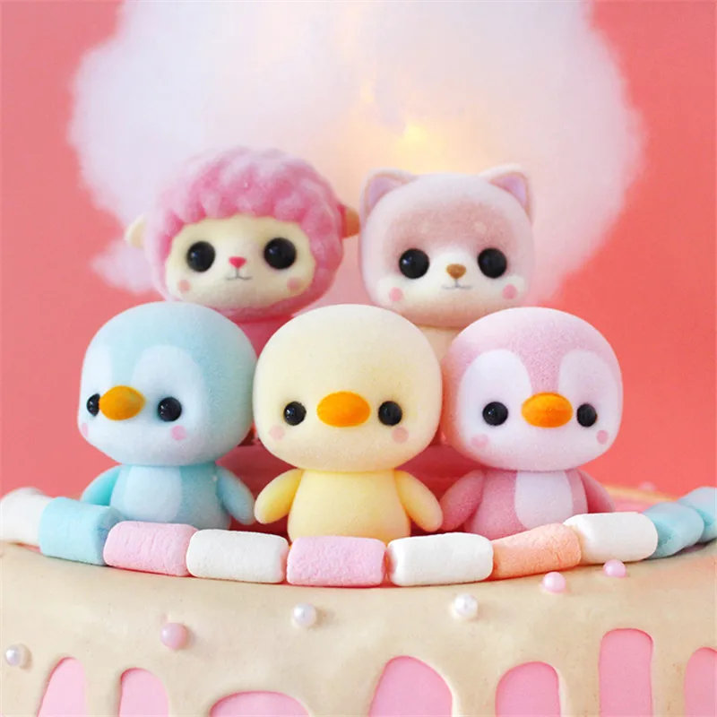 5 шт. подвижная модель bjd с животными куклы каваи миниатюрная мультяшная кукла