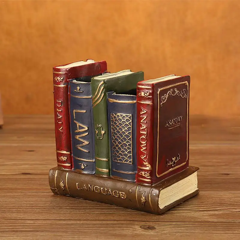 Ретро инновационная полимерная Книга в форме ручки держатель большой емкости гостиная стол для дома многофункциональное украшение креативный чехол для ручки