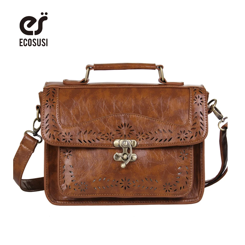 ECOSUSI новый Винтаж Прочная кожа с натуральным лицевым покрытием для мужчин и wo