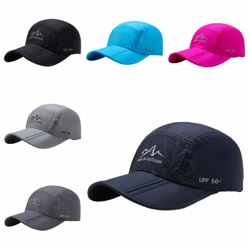 Новая ультратонкая быстросохнущая Складная Кепка для мужчин и женщин летняя