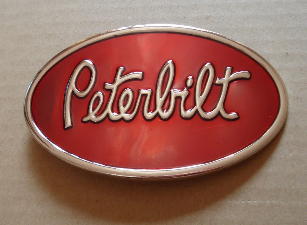 Овальный ремень грузового автомобиля Peterbilt с пряжкой подходящий для пояса 4