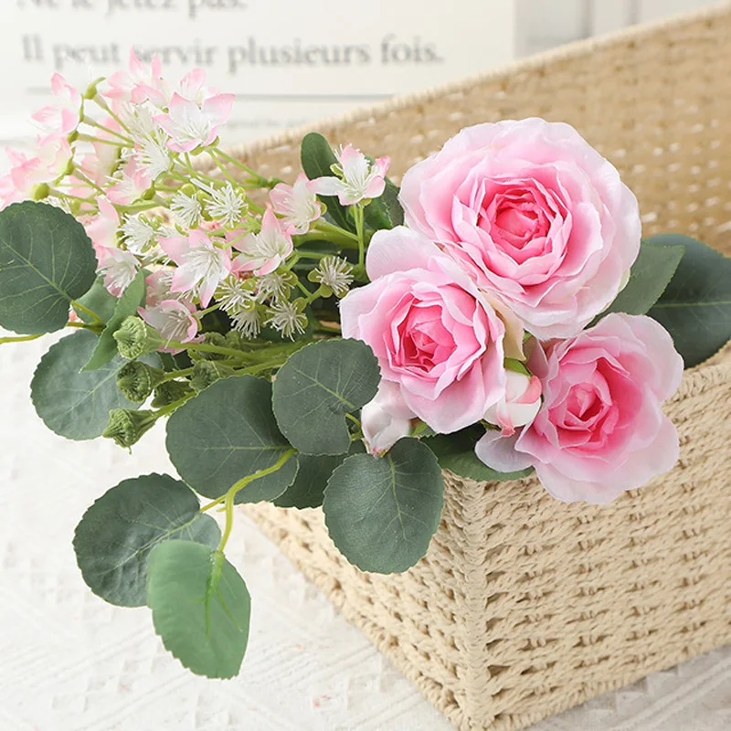 Крытый искусственный цветок Офис имитация листьев фрукты домашнее свадебное