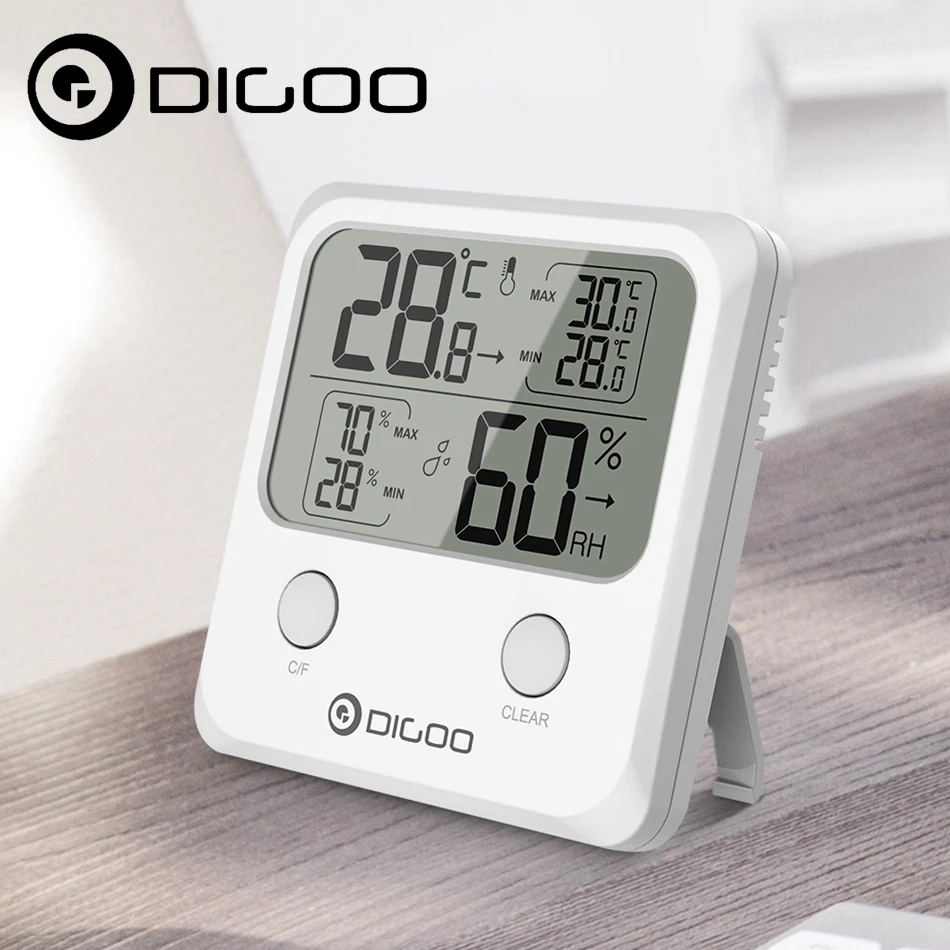 DIGOO DG TH1170 ЖК дисплей компактный цифровой термометр гигрометр датчик температуры