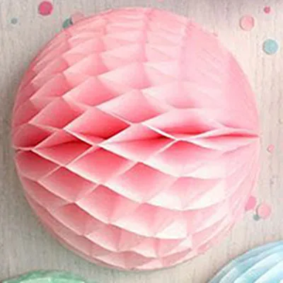 light pink 15 см/20 см бумажный фонарь соты бальное свадебное украшение день рождения украшения Детские украшения для дома Детские вечерние принадлежности - Цвет: light pink