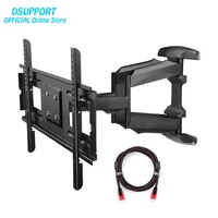 articulating full motion tv wall mount bracket for 32 75 led lcd plasma tvs up to 165 lbs with vesa up to 600x400 mm