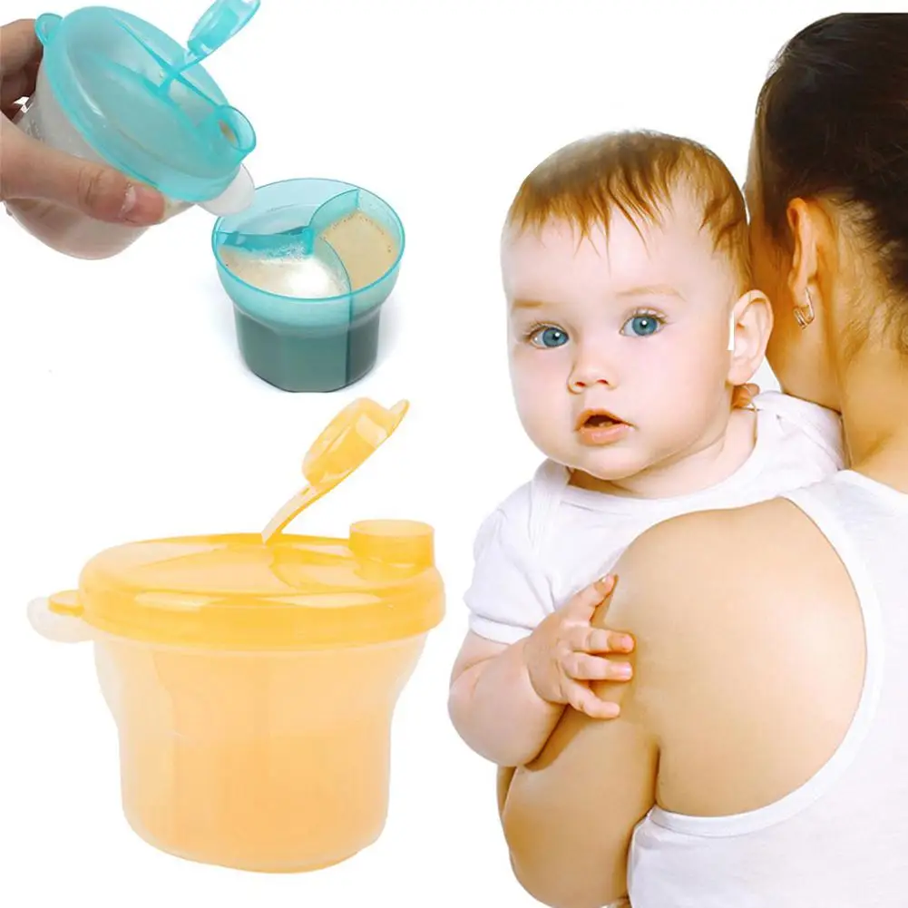 Kidlove 3 решетки вращающийся двухслойный съемный детский молочный порошок коробка
