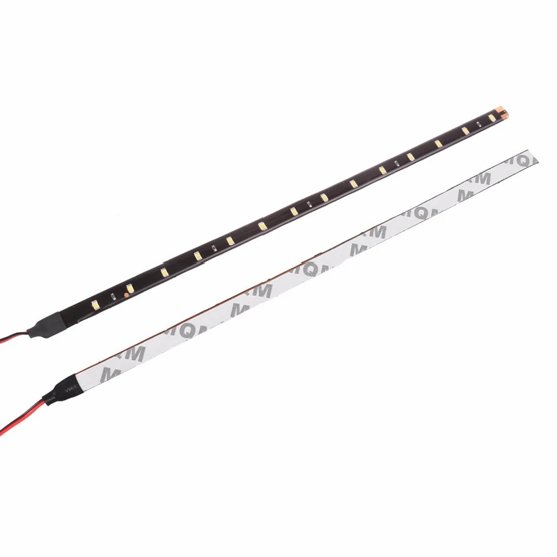 10 шт. 30 см Гибкие наклейки полоса авто-Стайлинг LED Switchback DRL налобный фонарь Авто Декоративные гибкие 12 в светодиодные фонари (art.: 7a49f0488) - 7a49f0488