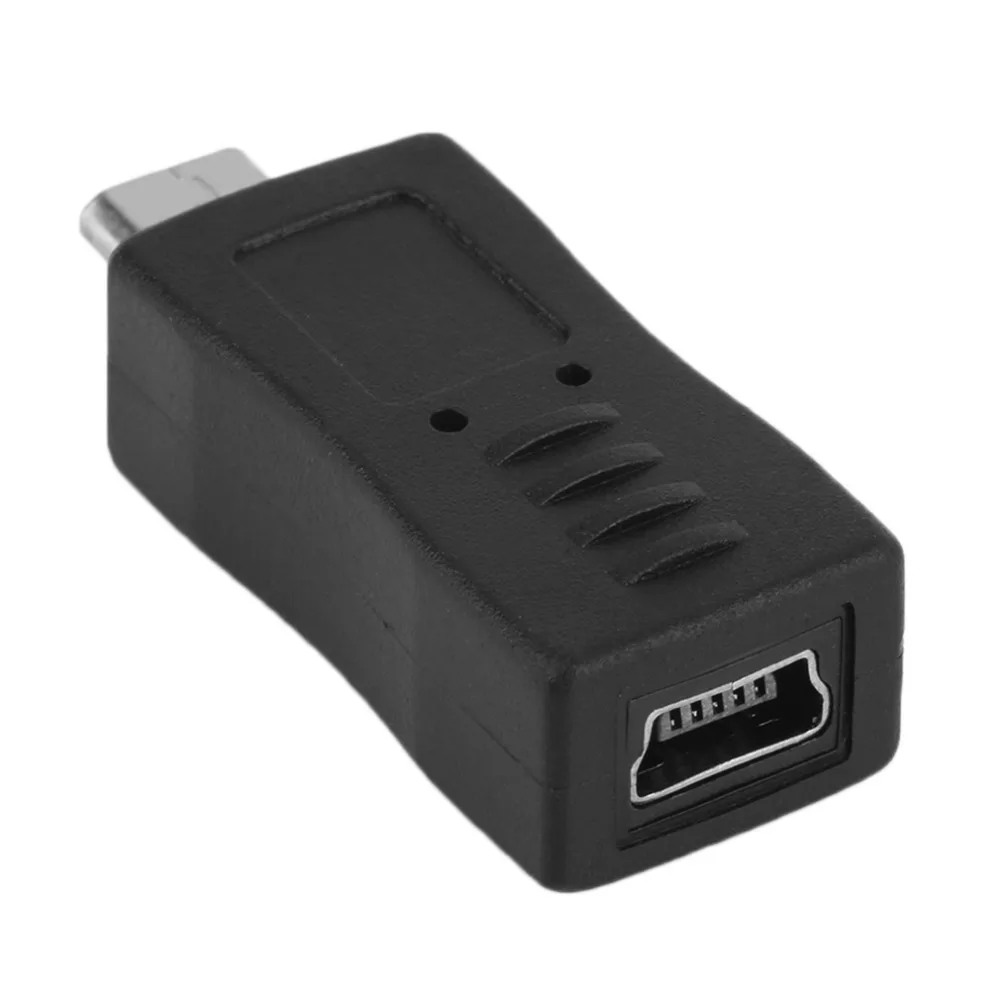 Универсальный мини USB адаптер гнездо к микро штекер конвертер
