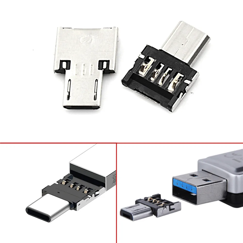 Адаптер OTG с Micro USB папа на мама | Мобильные телефоны и аксессуары