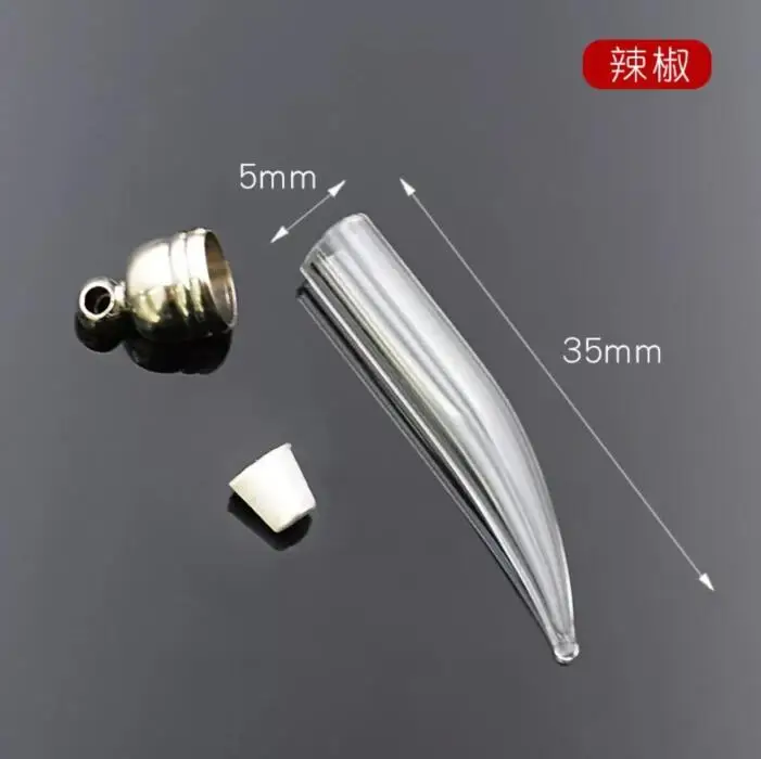 200 шт. 5 мм стеклянный флакон с крышкой миниатюрная бутылочка для желаний