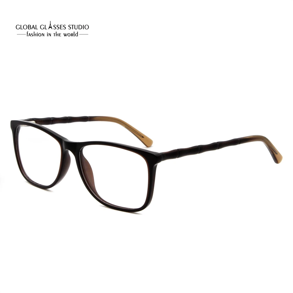 

New Female Chocolate Rectangle Plate Optical Frame Glasses Model CX-17012-C1