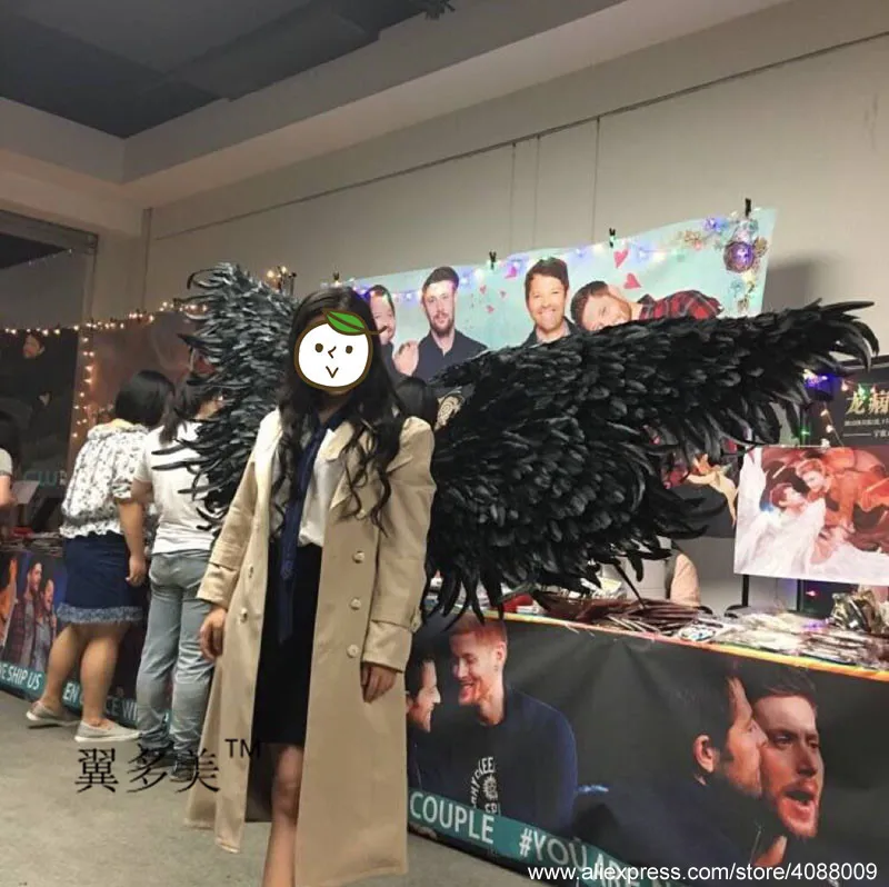 Высокое Качество Крылья дьявола для костюмированной игры окно дисплей большие