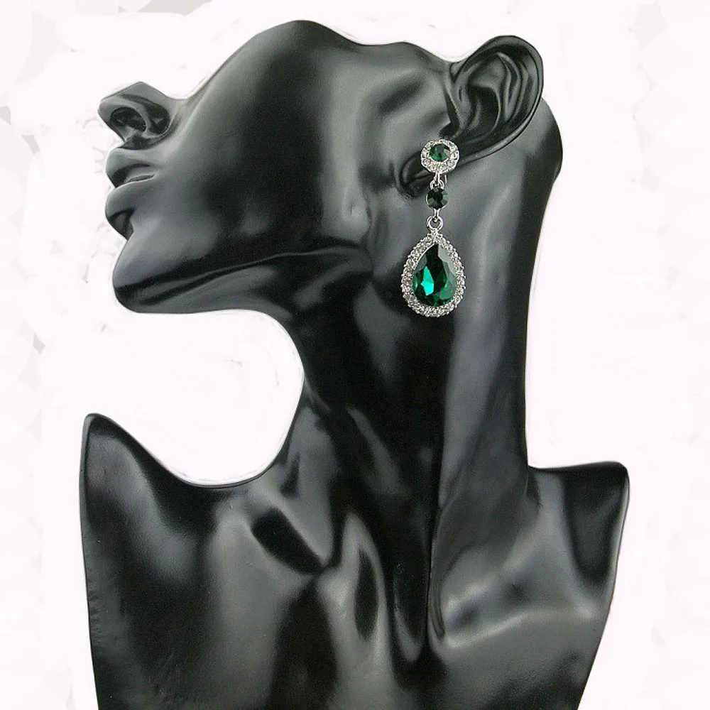 Женские золотые серьги со стразами 2019 | Украшения и аксессуары