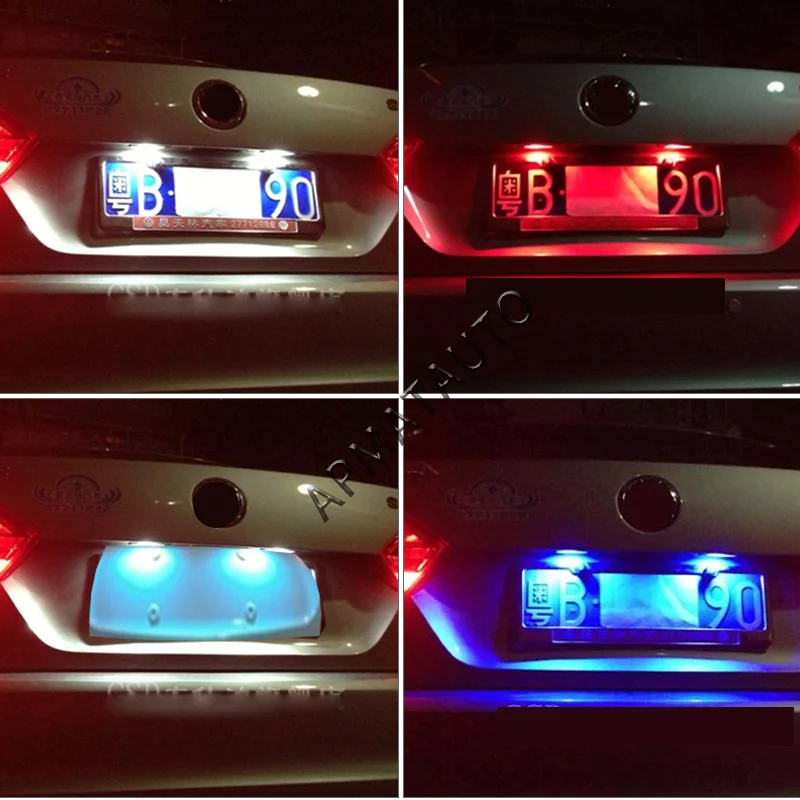 2 x T10 W5W T16 подсветка номерного знака Светодиодные лампы без ошибок для Chrysler 300 C
