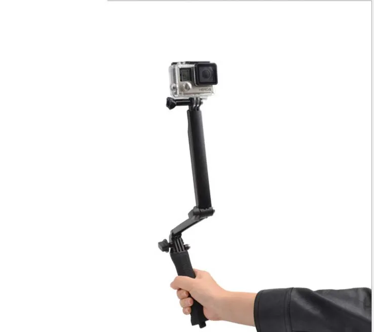 

JMFOTO for Gopro Accessories Tripod 3 Way Monopod Mount Extension Arm Tripod for Gopro Hero 6 5 4 3+ for xiaomi yi SJ4000