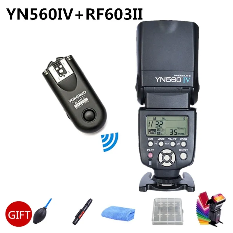Светодиодная лампа для видеосъемки Yongnuo YN560IV 2 4 г мастер радио Беспроводной