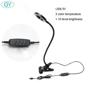 USB светильник для чтения книг, складной светодиодный светильник для чтения книг, портативный светодиодный светильник с гибким зажимом, lampara lectura