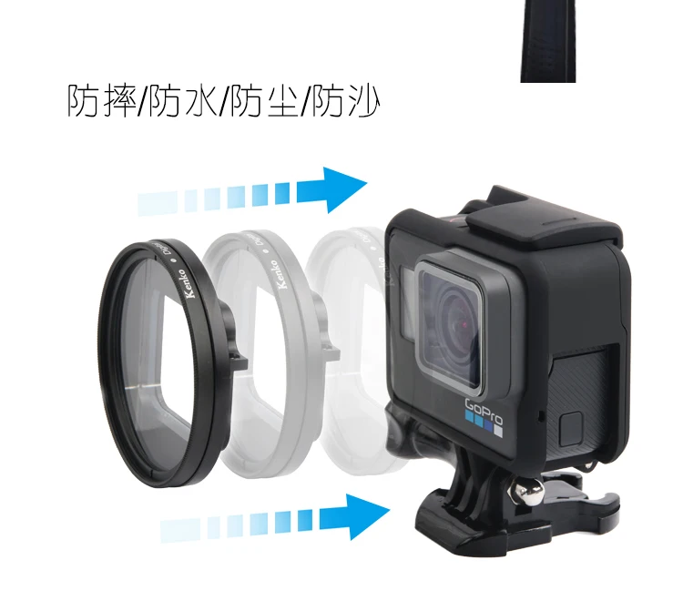 52 мм Фильтры для камеры Hero5 Hero6 Hero7 водонепроницаемый фильтр UV CPL Star цветные