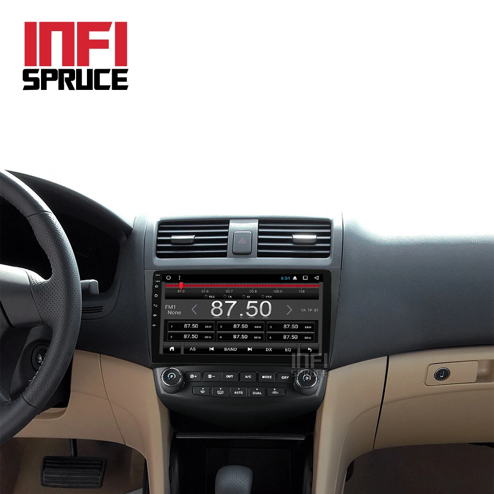 Android 8 1 автомобильный dvd gps плеер для honda Accord 7 2003-2007 с радио навигация поддержка