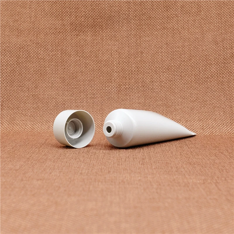 Серая пластиковая косметическая бутылка 40 мл Маленькие Емкости для шампуня и