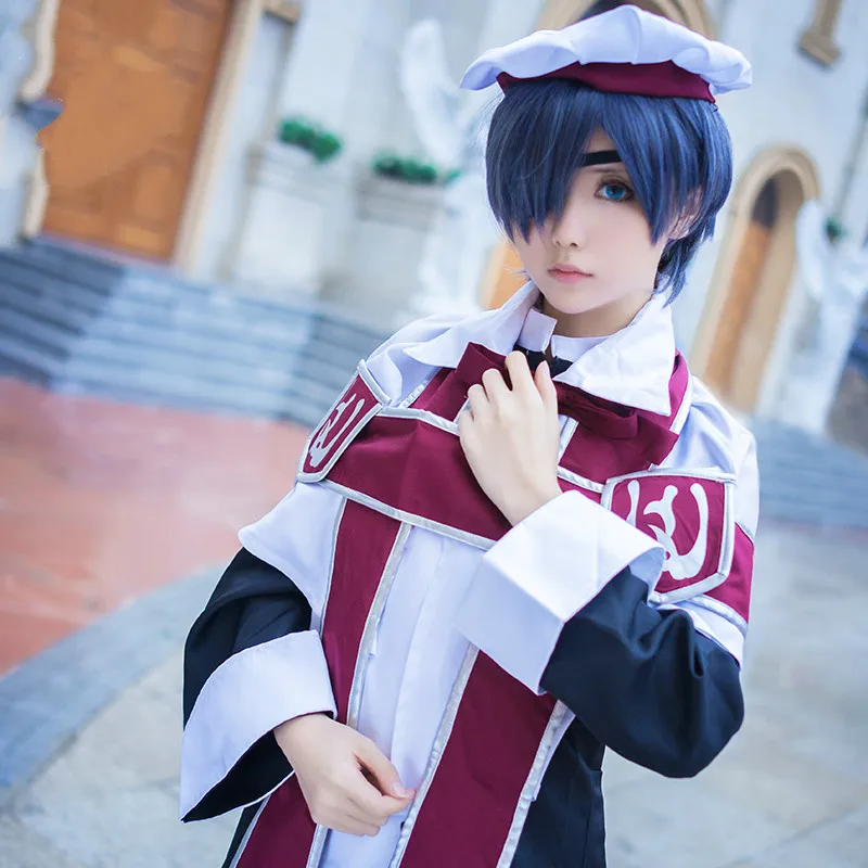 Костюм для косплея черного Батлера Kuroshitsuji Cos из японского аниме Небесный призрак