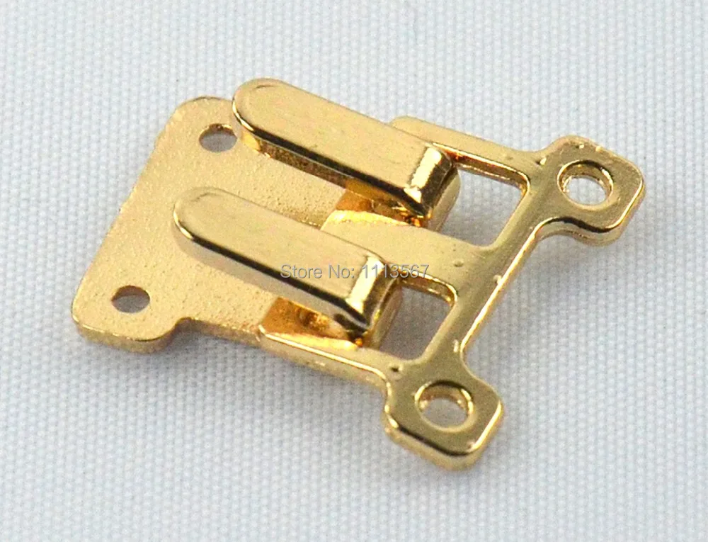 100 штук Craft золотой металл талии Extender Крючки и глаза застежками пуговиц на одежде