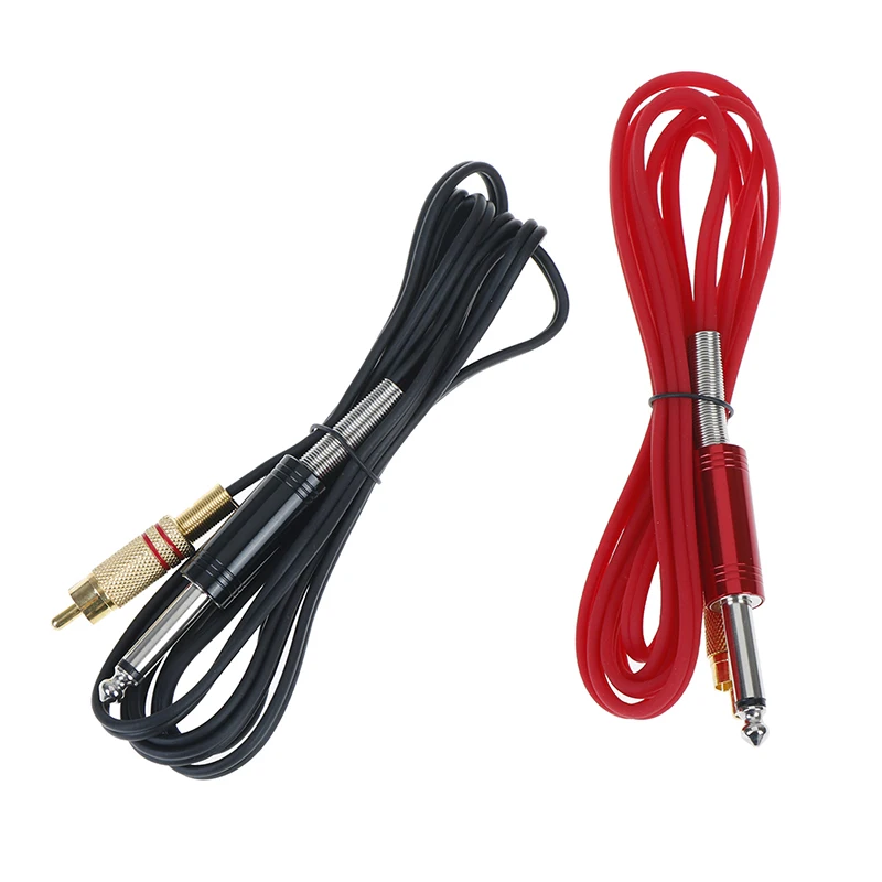 6 футов RCA силиконовый шнур черный резиновый для татуировочной машинки