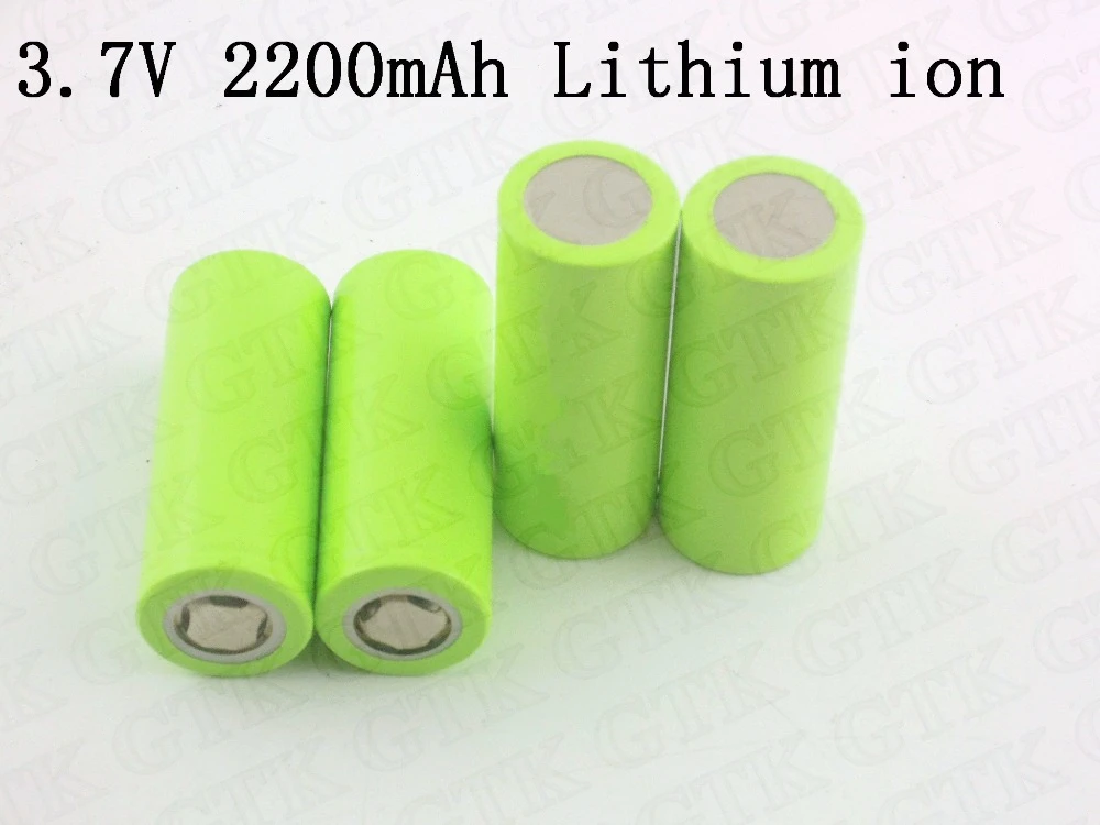 3 7 V 13.2ah перезаряжаемая литиевая батарея 18650 2200 mAh для солнечного света фонарик