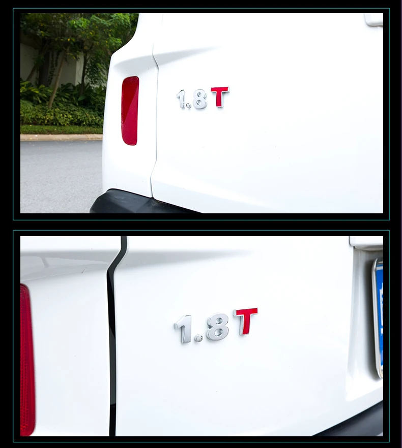 Turbo металлический Стикеры мелким шрифтом автомобиля чехол для TSI 1 4 T 8 2 0 T|Наклейки