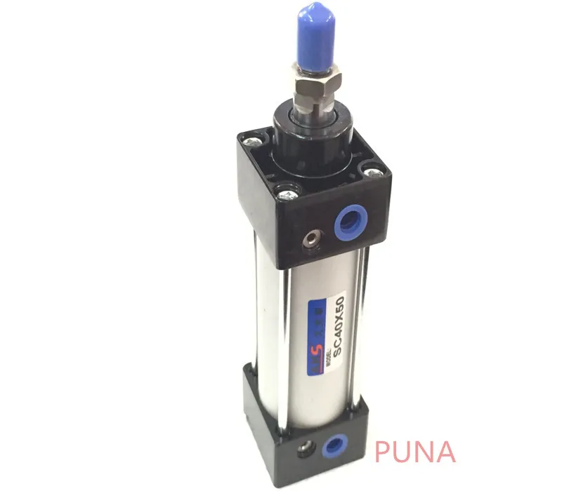 Пневматический цилиндр 125 мм диаметр отверстия 200 ход хода 125*200 стандарт 1/2 &quotbsp