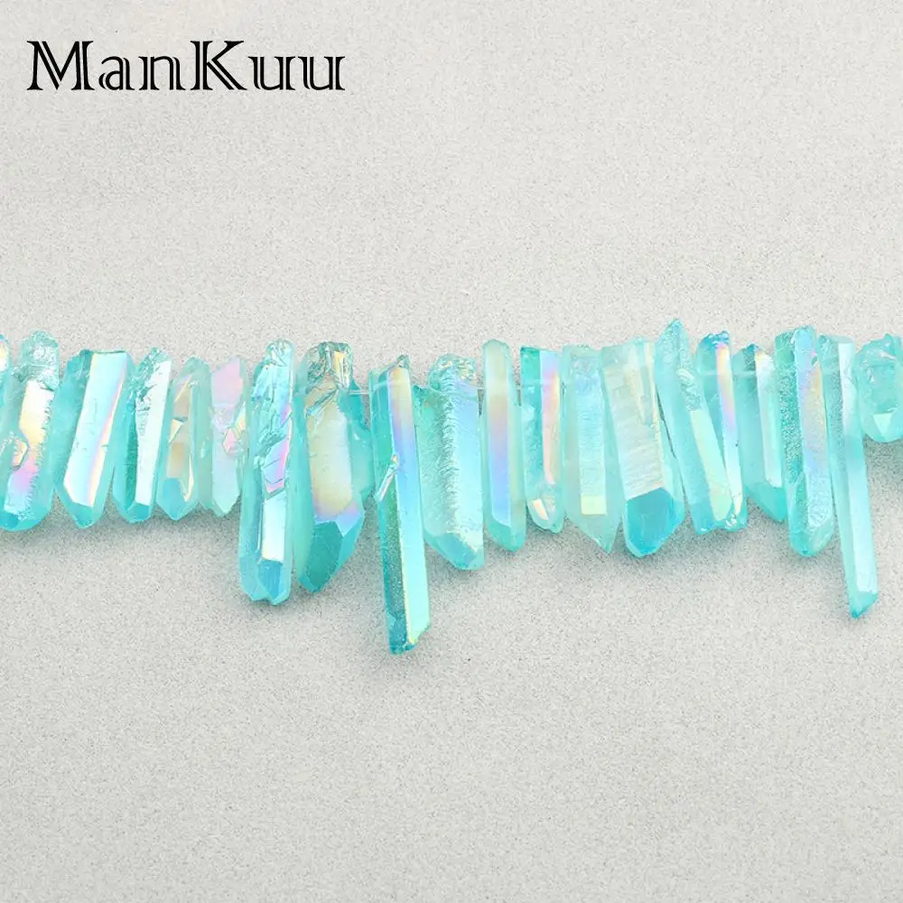 Mankuu Необычные искусственные столбы оптовая продажа бусины из натурального камня