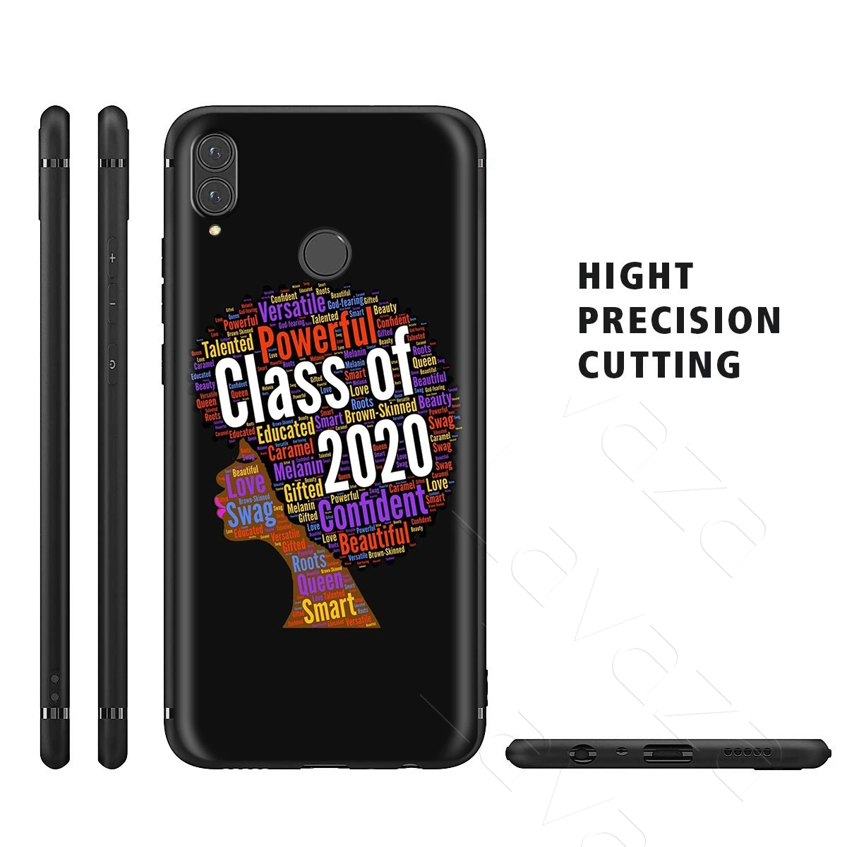 Lavaza African Afro Melanin Poppin Black Girl Case for Huawei Mate Y7 Y9 P8 P9 P10 P20 P30 P40 Max Lite Pro P Smart Mini |