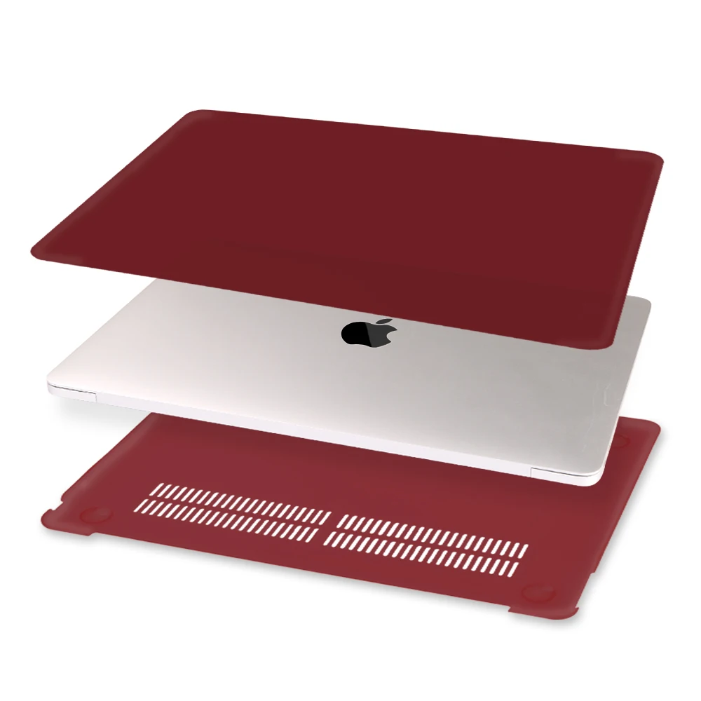 Жесткий пластиковый Чехол Redlai для MacBook Air 13 A1932 Pro retina 13 15 16 дюймов Сенсорная панель A2141 чехол для клавиатуры+ Защитная пленка для экрана