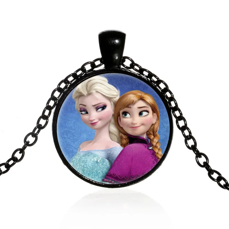 Disney Мультфильм Замороженные дети ожерелье принцессы Эльзы кукла аксессуары девушка Детский наряд для дня Рождения день детей подарок косметический игрушка косметика