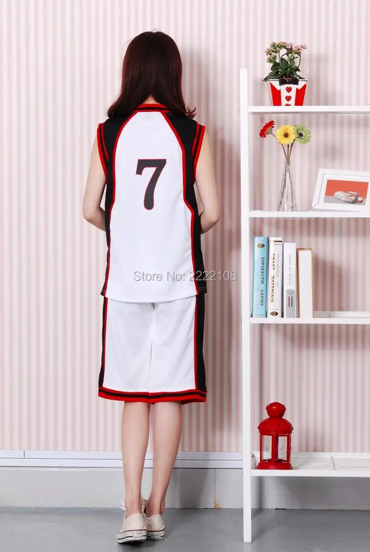 Аниме Kuroko no Basuke Seirin Корзина мяч Tetsuya Kagami Taiga Hyuga Junpei Косплей Костюм Униформа