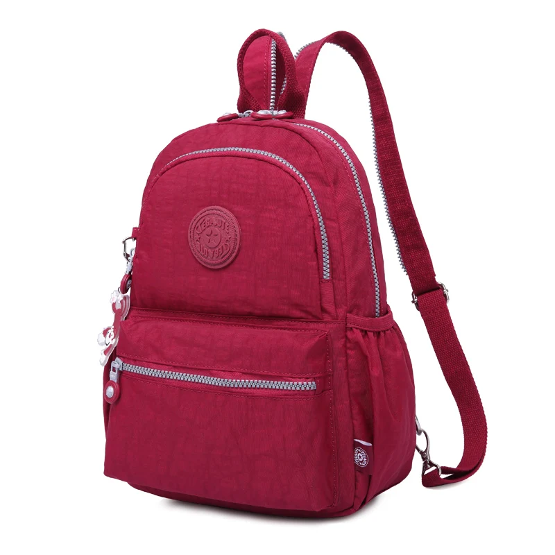 TEGAOTE маленький мини-рюкзак для девочек-подростков, Infantil, рюкзаки, Bolsas Mochila Feminina Escolar, Одноцветный нейлоновый женский рюкзак для путешествий