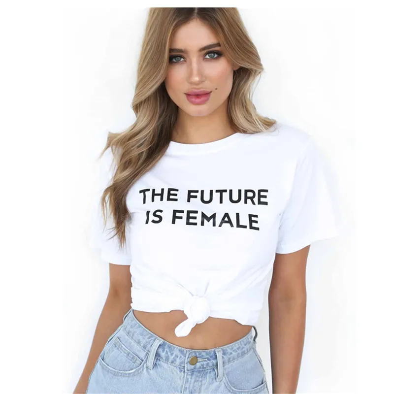 

The Future Is Female Is Not A Progressive Slogan Feminist Inspirational T Shirt Girl Power Tops Tee Womens Rights Tshirt