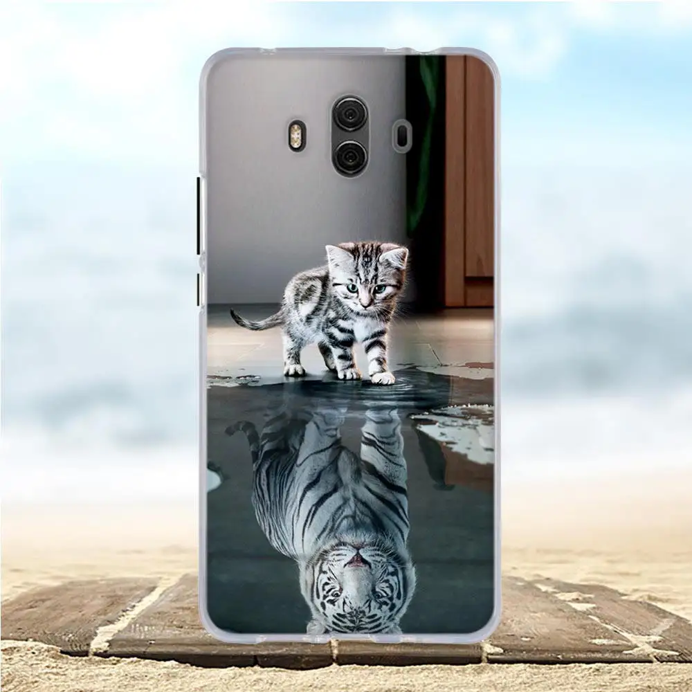 For Huawei Mate 10 Case 3D Pattern ALP-L09 ALP-L29 ALP-AL00 Soft Silicone Cover Mate10 Cases | Мобильные телефоны и