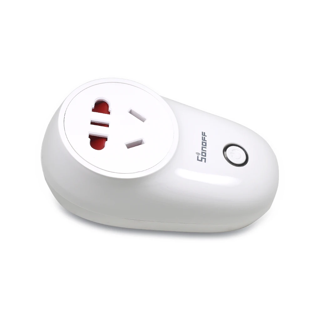 Sonoff S26 WiFi умная розетка CN Беспроводные Розетки умный дом переключатель работа с