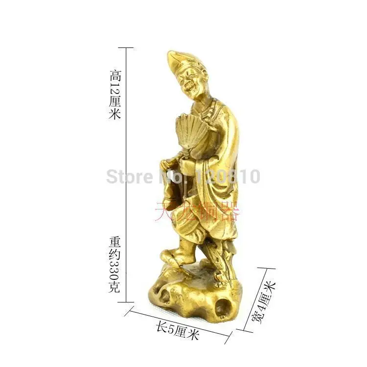 

Feng Shui mascot copper station Monk Buddha ornaments