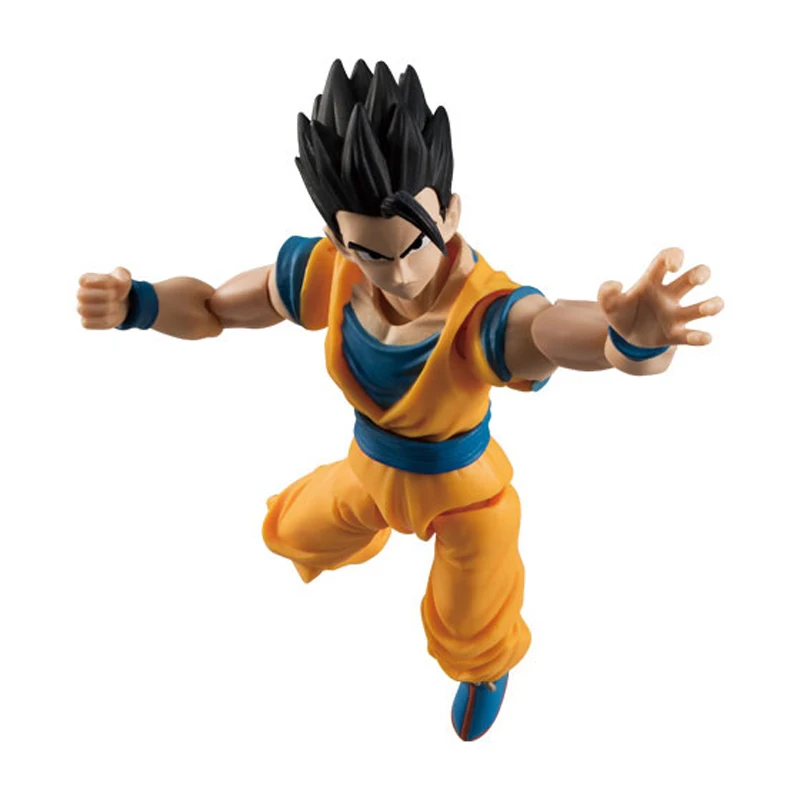 Оригинальная BANDAI SHODO Vol.6 фигурка-Son Goku Ultra Instinct& Gohan& Vegetto(9 см в высоту) от "Dragon Ball SUPER"