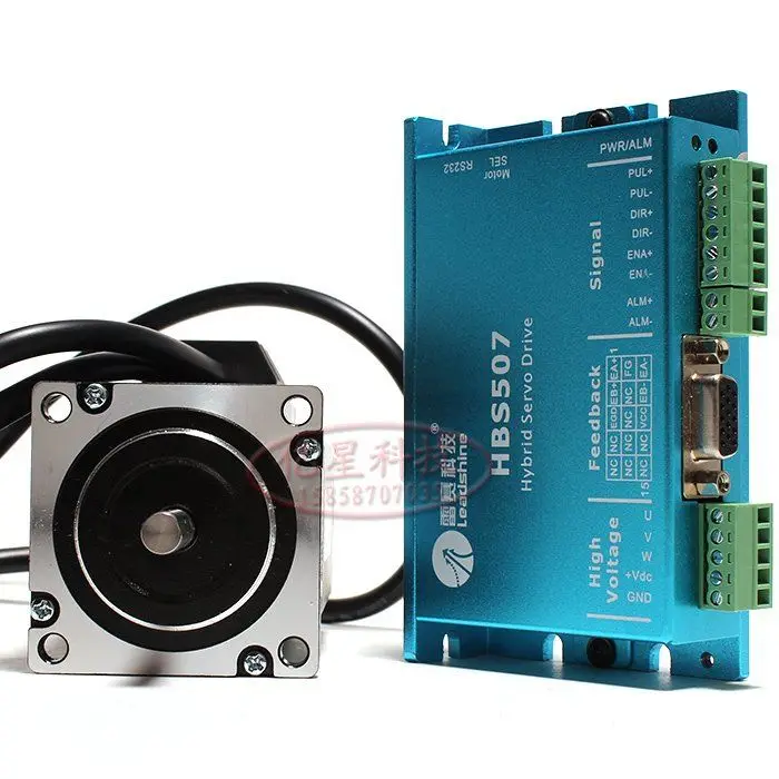 Новый оригинальный Гибридный сервопривод Leadshine nema23 2NM HBS507 + 573HBM20 1000 с замкнутым