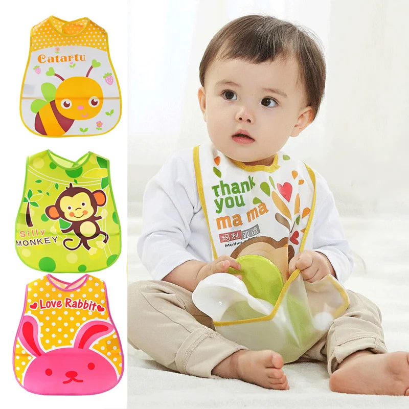 

Adjustable Baby Bibs Waterproof Bibs Cartoon Feeding Burp Cloth Bandanas Children Girls Boy Saliva Towel Printing Bibs Apron