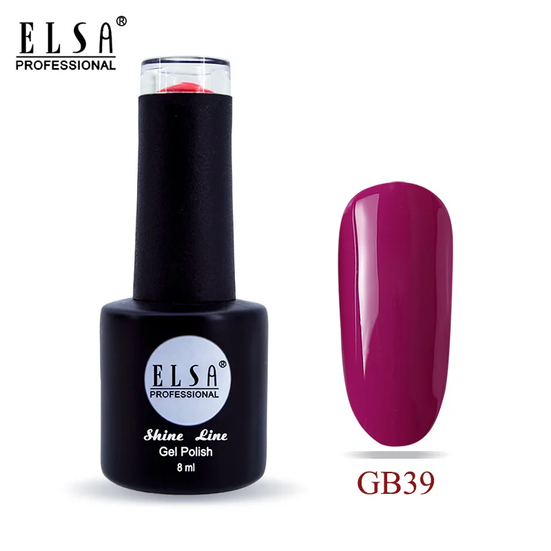 GB39 Elsa 8 мл Гель-лак для ногтей для маникюра полуперманентный Vernis верхнее покрытие УФ светодиодный Гель-лак впитывающийся художественный Гель-лак для ногтей - Цвет: GB39