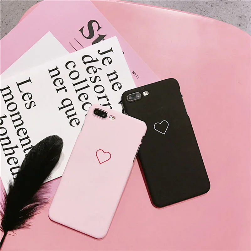 Чехлы для телефонов KACOOL с сердечками iPhone 6 6Plus 6s Plus жесткий защитный чехол из