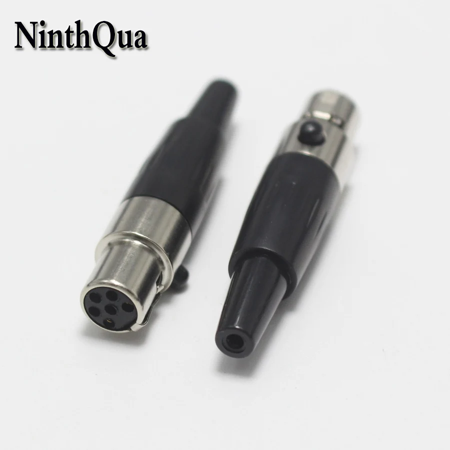 1 шт. мини XLR гнездо с хвостом 6 Pin маленький P Аудио Микрофон Разъем сварной